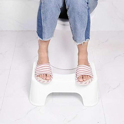 1X Sit And Squat Squatty Potty Stool Non-Slip Toilet Stools Healthy.