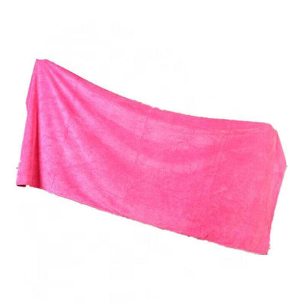 Microfiber Towel Gym Sport Footy Travel Camping Swimming Beach Bath Microfibre - Light Blue.