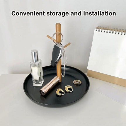Branch Tray Desktop Storage Organizer Key Holder Rack for Living Room Entryway - White.
