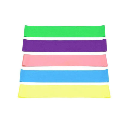 1.5m Elastic Yoga Stretch Resistance Bands Exercise Fitness Band Theraband - Yellow.