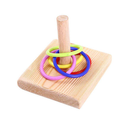 Parrot Chew Toys Interactive Bird Training Rings Set Pet Bird Intelligence Toys.
