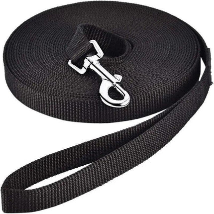 50Ft/15M Long Dog Lead Pet Puppy Leash Training Obedience Recall Walk Tracking - Red.