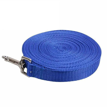 50Ft/15M Long Dog Lead Pet Puppy Leash Training Obedience Recall Walk Tracking - Red.