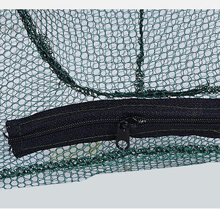 Large Fishing Net Fish Crab Yabbie Trap Minnow Crawfish Shrimp Cage Net Foldable - 10 Side 10 Holes.