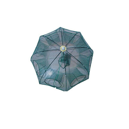 Large Fishing Net Fish Crab Yabbie Trap Minnow Crawfish Shrimp Cage Net Foldable - 10 Side 10 Holes.