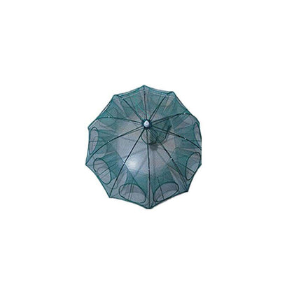 Large Fishing Net Fish Crab Yabbie Trap Minnow Crawfish Shrimp Cage Net Foldable - 10 Side 10 Holes.
