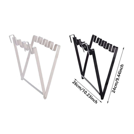 Wall Hanging Garbage Bag Shelf Hook Kitchen Storage Plastic Bag Hanger Rack Trash Bin.