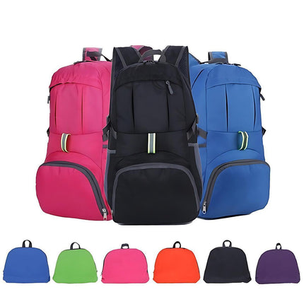 35L Light Foldable Outdoor Sports Backpack Camping Hiking Travel Bag - Blue.