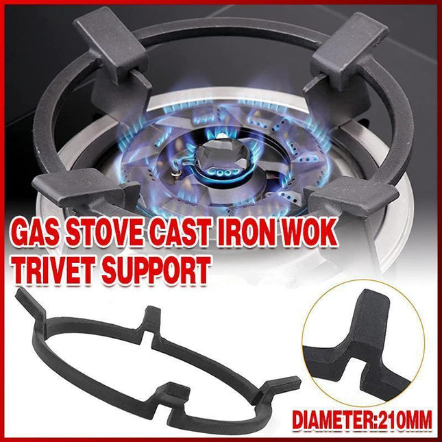 Wok Trivet Universal Gas Stove Cast Iron Wok Trivet Support Ring Cooktop Range.