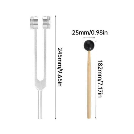 Ear Picking Tools Vibration Tuning Fork Hollowing Ear Cleaning Health Care Set.