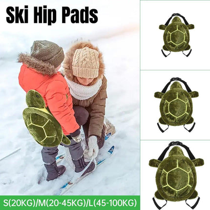 Ski Protection Plush Hip Pad Cartoon Turtle Skateboard Mat Snowboarding Gear - M.