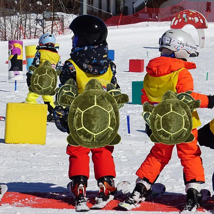 Ski Protection Plush Hip Pad Cartoon Turtle Skateboard Mat Snowboarding Gear - M.