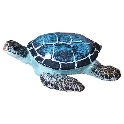 Resin Sea Turtle Aquarium Ornament Underwater Decor for Home and Fish Tank Use.