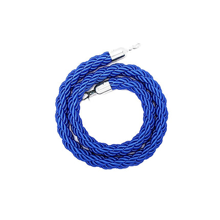 Barrier Warning Line 15M Welcome Pole Isolation Railing Guardrail Expandable - Blue.