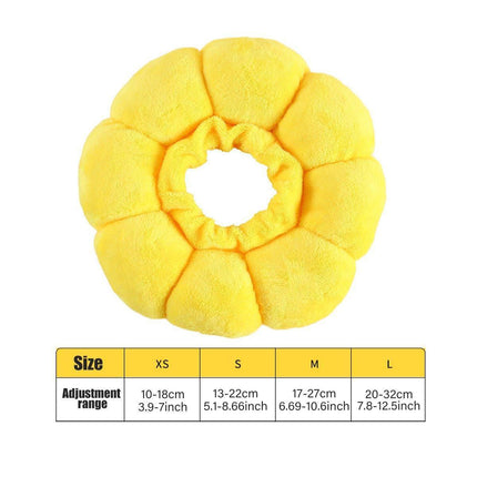 Sunflower Elizabeth Collar for Cats and Dogs Anti Licking Sterilization Headgear - S.
