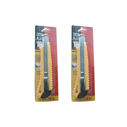 Heavy Duty Box Cutter Pack Snap Off Retractable Blade Long Last Hand Craft Tool - Sealed 1PC.