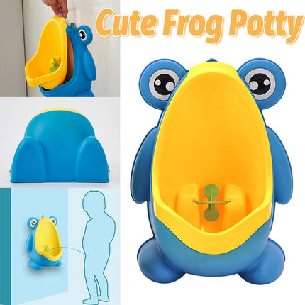 Wall Mounted Frog Urinal for Young Users Toilet Training Standing Potty Solution.