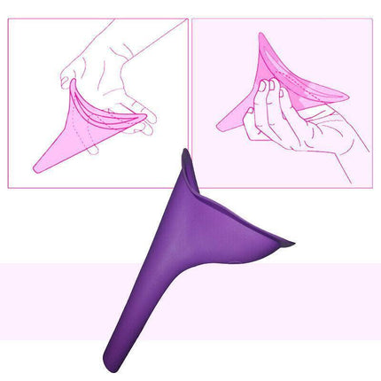 Portable Camping Female Her She Urinal Funnel Ladies Woman Urine Wee Loo Travel.