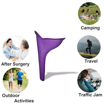 Portable Camping Female Her She Urinal Funnel Ladies Woman Urine Wee Loo Travel.