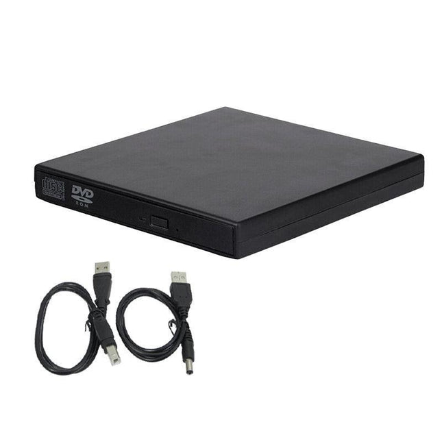Usb External Cd Rw Dvd Rom Writer Burner Player Drive Pc Laptop For Mac Windows.