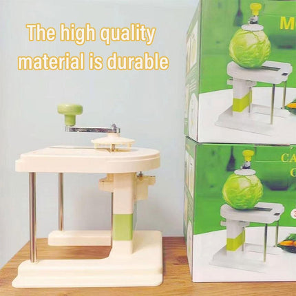 Hand Crank Vegetable Cutter Shredder Cabbage Slicer Household Grater Tool.
