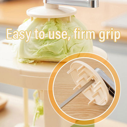 Hand Crank Vegetable Cutter Shredder Cabbage Slicer Household Grater Tool.