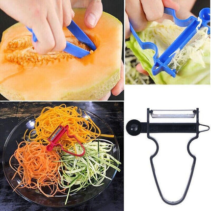 3PCS Multi-Function Vegetable Peelers Set Slicer and Julienne Tools.