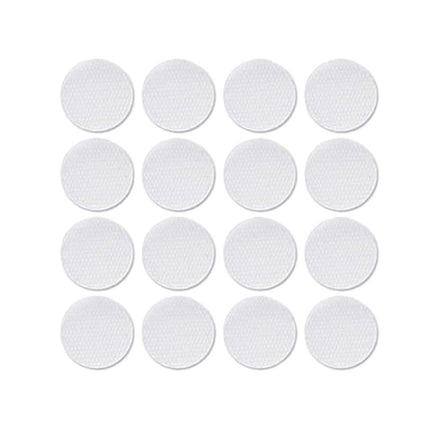 Strong Sticky Round Self Adhesive Dots DIY Bond Tape No Mark Fasteners - White 30Pairs - 15mm.
