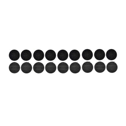 Strong Sticky Round Self Adhesive Dots DIY Bond Tape No Mark Fasteners - White 30Pairs - 15mm.