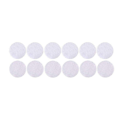 Strong Sticky Round Self Adhesive Dots DIY Bond Tape No Mark Fasteners - White 30Pairs - 15mm.