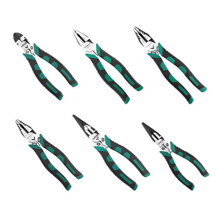 Labor-Saving Multi-Functional Tiger Pliers Flat Needle-Nose Diagonal Wire Pliers - Diagonal cutting pliers-6inch.