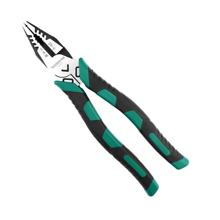 Labor-Saving Multi-Functional Tiger Pliers Flat Needle-Nose Diagonal Wire Pliers - Diagonal cutting pliers-6inch.