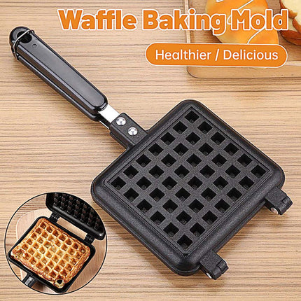 Waffle Pan Mould DIY Cake Baking Tool Lattice Muffin Mold Tray for Kitchen Oven.