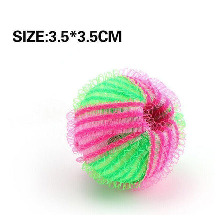 6PCS Reusable Laundry Hair Removal Balls for Lint Fluff Pet Hair Cleaning 3.5cm.