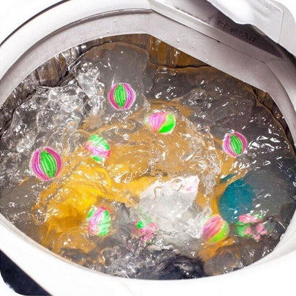 6PCS Reusable Laundry Hair Removal Balls for Lint Fluff Pet Hair Cleaning 3.5cm.