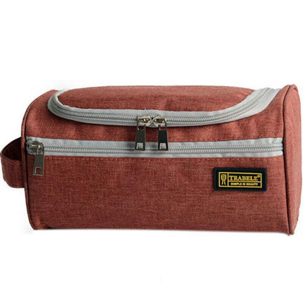 Large Capacity Men Travel Toiletry Kit Wash Bag Waterproof Cosmetic Bags Holder - Grey.