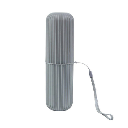 Travel Toothbrush and Toothpaste Holder Portable Bathroom Storage Box Case Cover - Green.