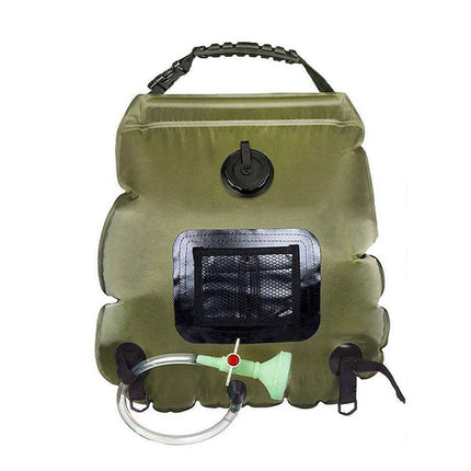 20L Camp Shower Bag Solar Heat Water Pipe Portable Camping Hiking Travel Outdoor.