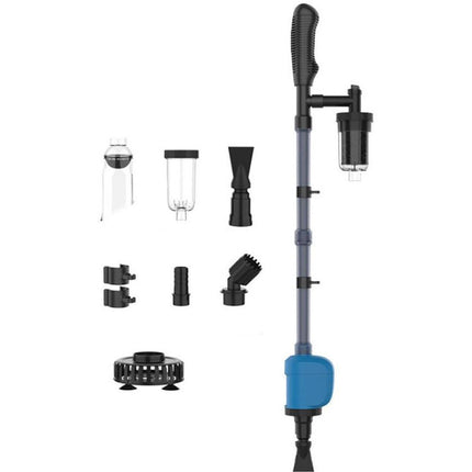Aquarium Multi-function Water Changer Suction Pump For Tank Cleaning Fish Waste.