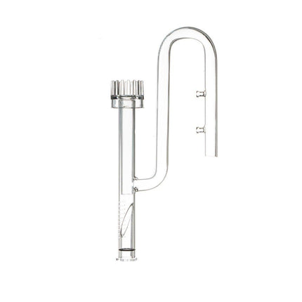 Aquarium Glass Inlet Outlet Pipe Fish Tank Filter Oil Film Remover Plant Holder - Lily inlet-12mm.