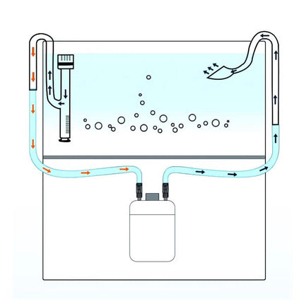 Aquarium Glass Inlet Outlet Pipe Fish Tank Filter Oil Film Remover Plant Holder - Lily inlet-16mm.