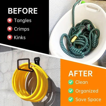 Garden Patio Storage Hooks Heavy Duty Hose Holder Organiser Wall Mount Hooks.