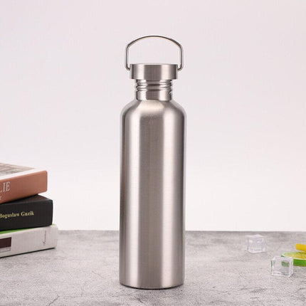500/750/1000Ml Stainless Steel Water Bottle Motivational Sports Drink Cup Flask - 500ML.