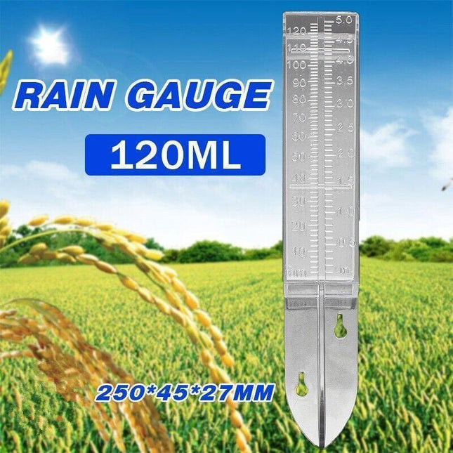 1PC Rain Gauge Water Catchment Device Weather Outdoor 120mm.