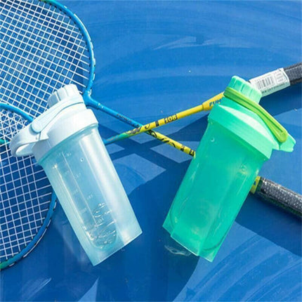 500ml Protein Powder Shake Ball Bottle Sport Mixer Shaker Mixing Drinking Cup - Pink.