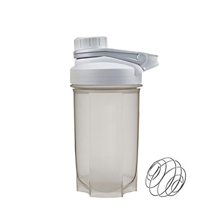 500ml Protein Powder Shake Ball Bottle Sport Mixer Shaker Mixing Drinking Cup - Pink.