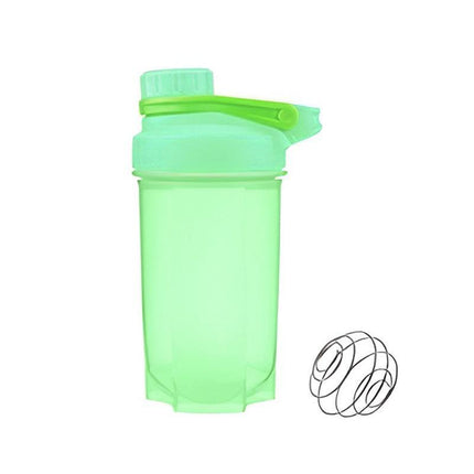 500ml Protein Powder Shake Ball Bottle Sport Mixer Shaker Mixing Drinking Cup - Purple.