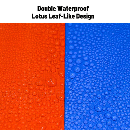 Waterproof Plastic Tarp Cover Heavy Duty Ground Sheet Rainproof Dustproof Blue - 2x3m.
