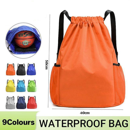 Sports Backpacks Large Capacity Waterproof Bag Sport Bag - Black.