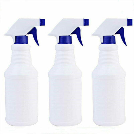 3PCS 500ml Reusable Plastic Spray Bottles for Cleaning Garden Car Use.